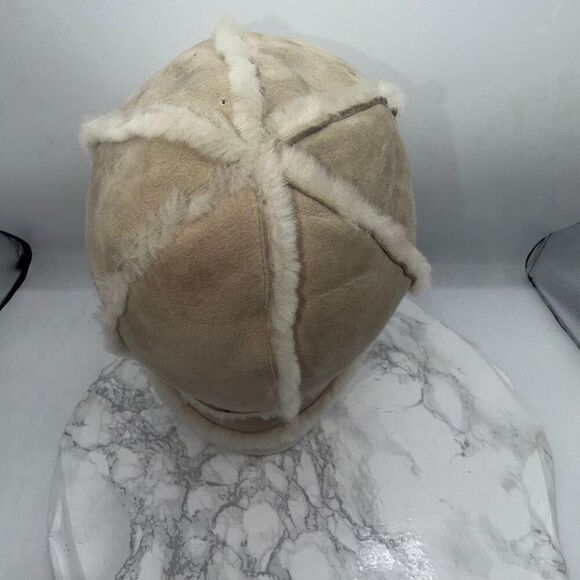 UGG AUSTRALIA Beige Shearling Sheepskin Bucket Hat main image 7